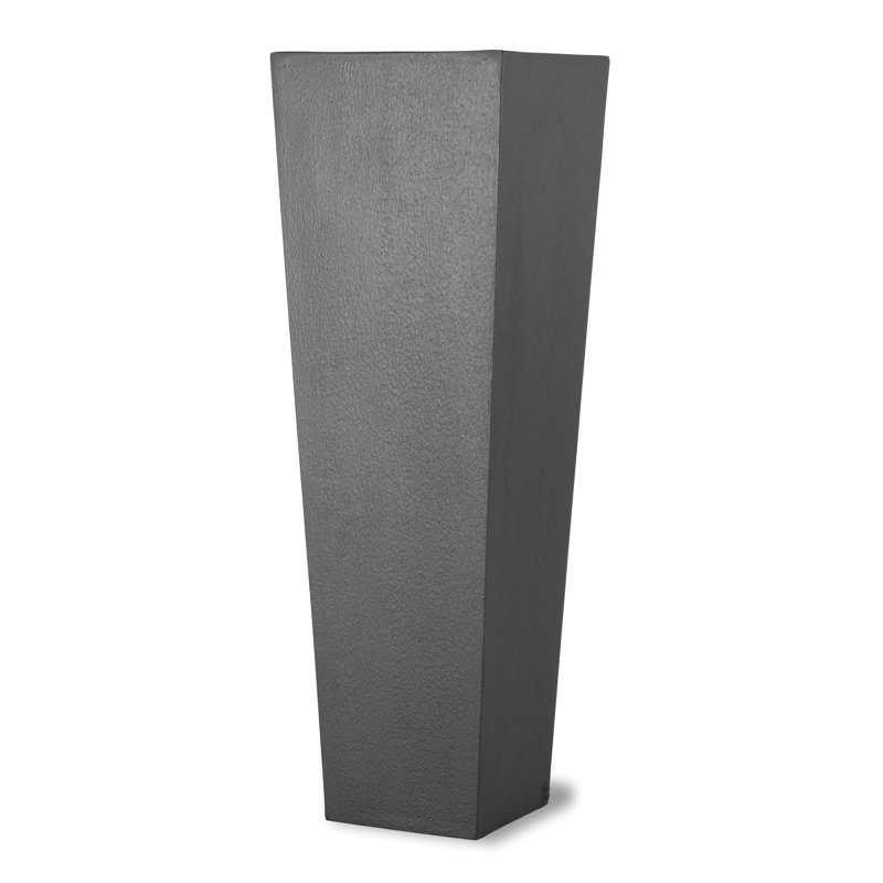 Vrtanes Geo Fiberglass Cachepot, 100cm H x 33cm W x 33cm D, Faux Lead