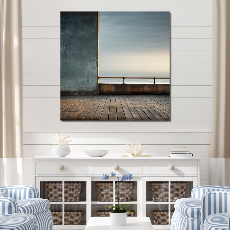 «Horizon I», impression sur toile, Toile tendue, H 16 po x l 16 po