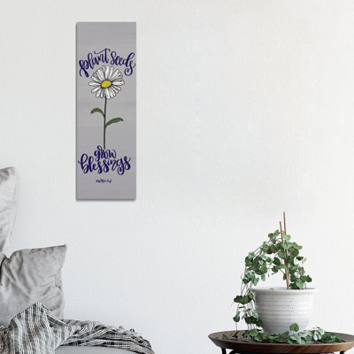 Plant Seeds 1 Piece Wrapped Canvas Panoramic Wall Art
