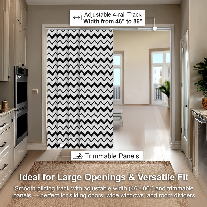 Motorized Semi Sheer Vertical Blind, Waves