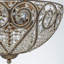 Plafonnier encastré en cristal 5 lumières Dzesika