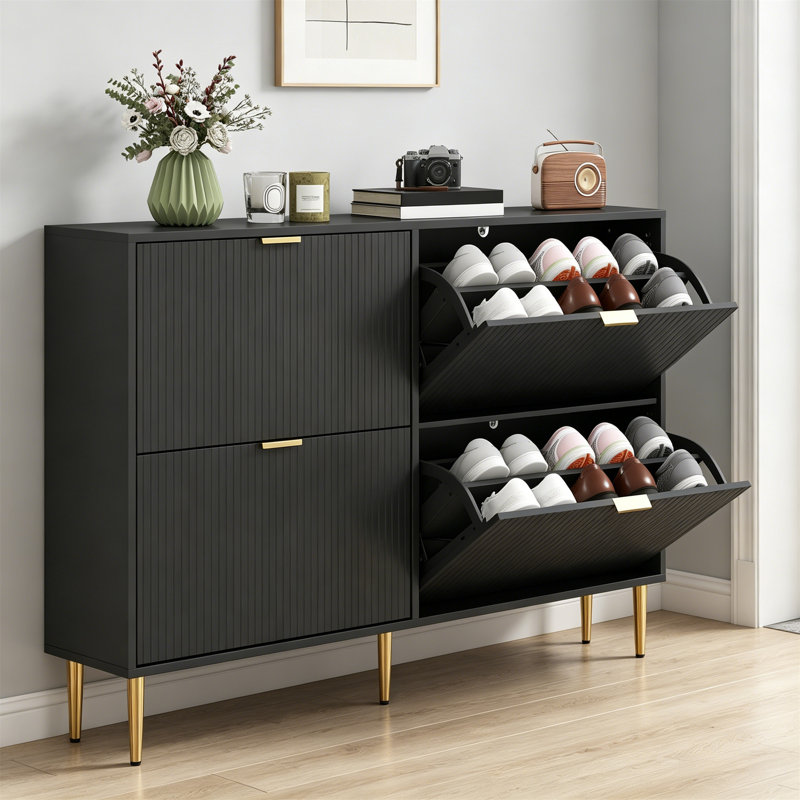 20 Pair Shoe Storage, Black