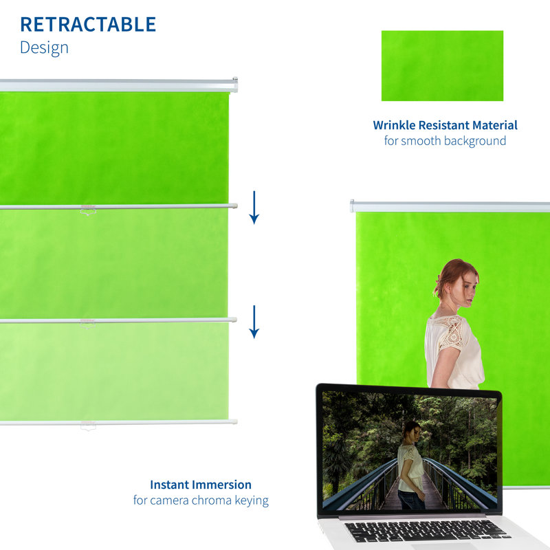 100in Manual Green Screen