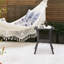 Avanthi 18" W Square Patio Side Table with Tempered Glass Top-1850301634