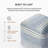 Arden 16' Blue and Natural Upholstered Pouf Ottoman-224279064