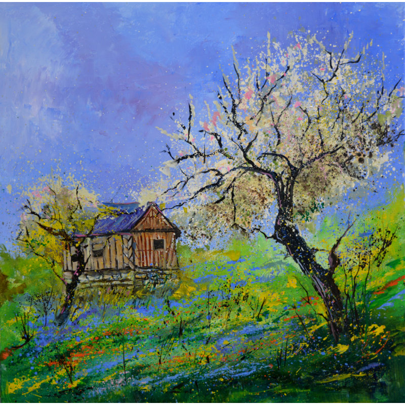 Sping In Normandy Print by Pol Ledent