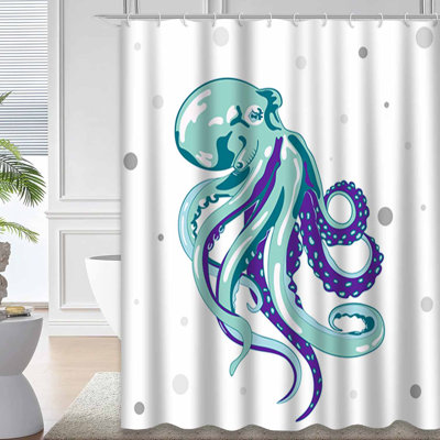 Rideau de douche Octopus