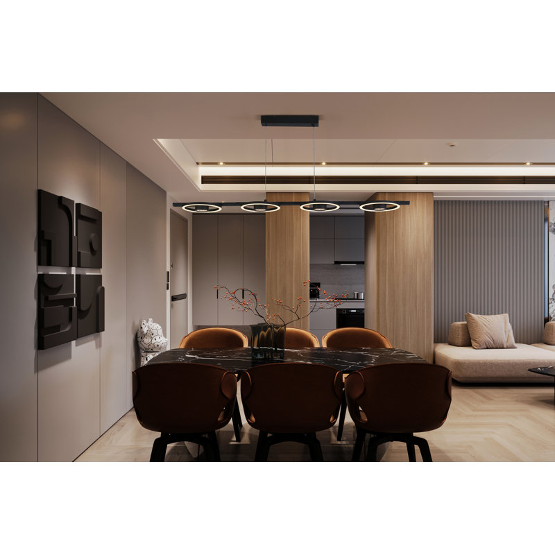 Danute 1 - Light Black LED Pendant