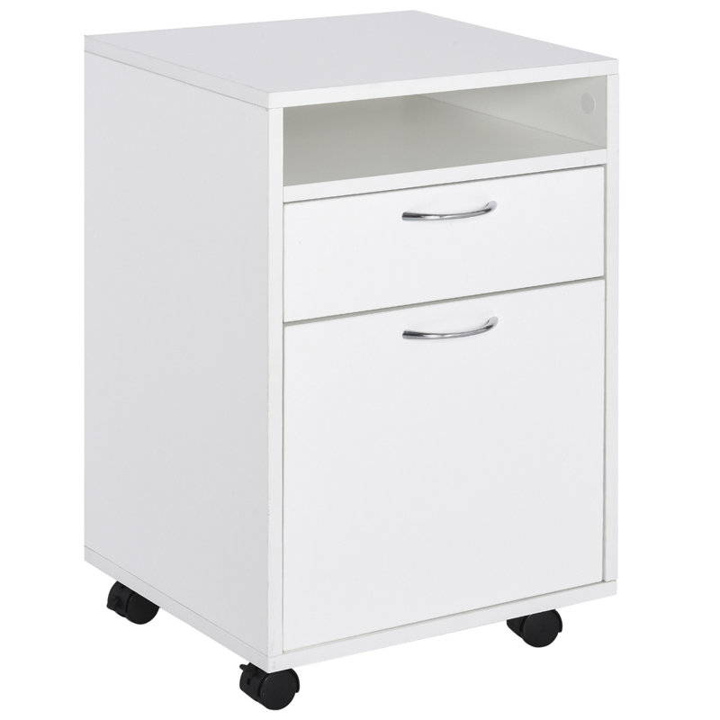 Pacie 40cm Wide 1 -Drawer File Cabinet, White