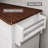 Lotosha Solid Wood Top Kitchen Island Cart with Wheels &1-Drawer-1354881247
