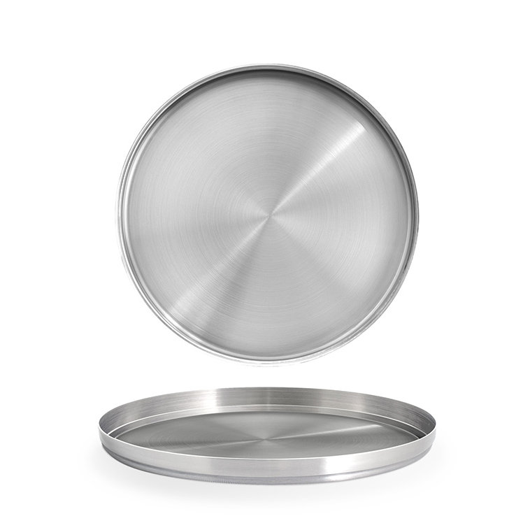 Assiette hors-d’œuvres Canvas, H 0,5 po x l 9 po x P 9 po