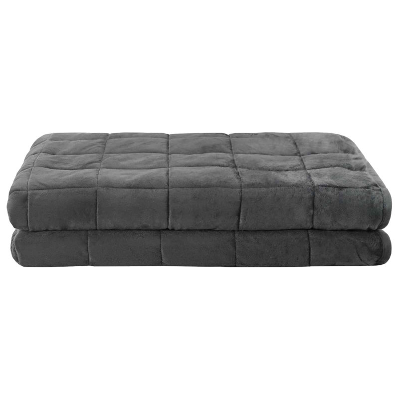 Throw Blanket, 220cm W x 240cm L, Anthracite