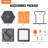 18.5 Gallons Polypropylene Tumbler Composter
