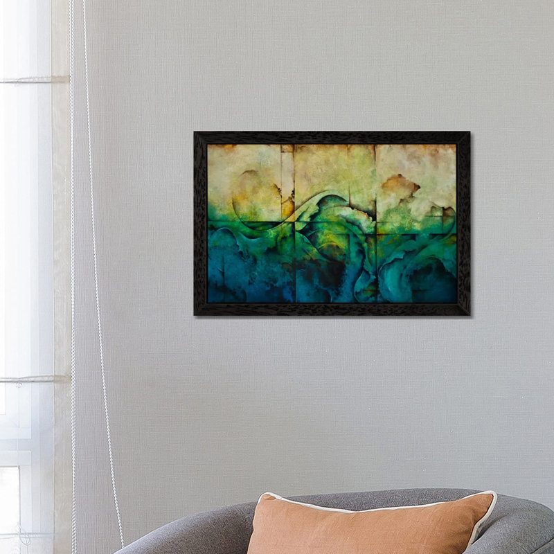 Paradise by CH Studios - Print, 101.6 cm H x 66.04 cm W, Black Floater Framed