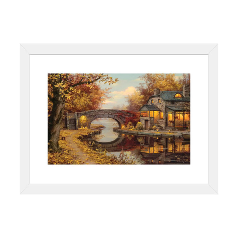 «Tranquility» - reproduction de photo, H 24 po x l 32 po x P 1 po, Papier blanc