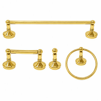 Ensemble de quincaillerie d'accessoires de salle de bain 4 pièces Sacramento P4BSAC18