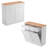 Havant Double Tilt Out Trash Cabinet 20 Gallons Wooden Free Standing(Not include trash can)-95099499