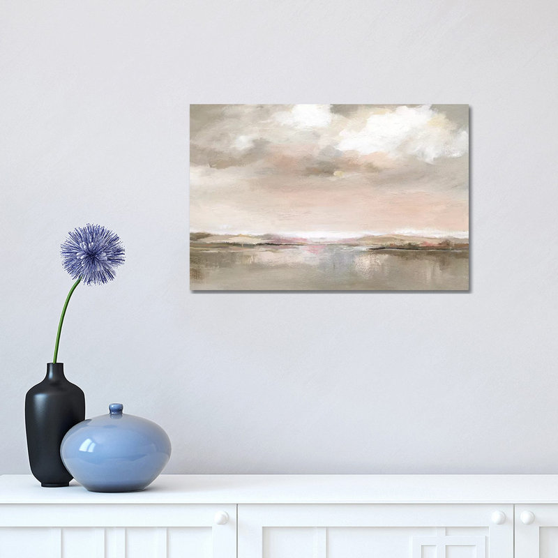 Evening Drama by Nan - Painting on Canvas, Wrapped Canvas, 30.48 cm H x 45.72 cm W