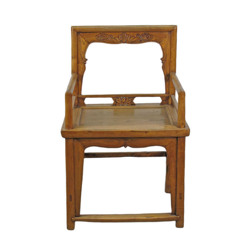 Asian Classic Solid Wood Arm Chair