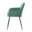 43.5cm H Velvet Upholstered Upholstered Back Armchair-66743932