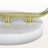 Kasia White Marble & Ivory / Cream Shade Table Lamp, 19.8'' H X 7.73'' W X 7.89'' D