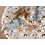 Alexanna Vinyl Machine Printed Area Rug-283824360