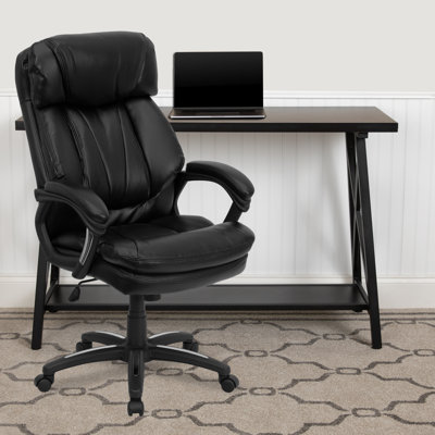 Chaise ergonomique en cuir Hercules