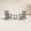 POLYWOOD® x AllModern 2-Person Adirondack Outdoor Seating Group with Side Table
