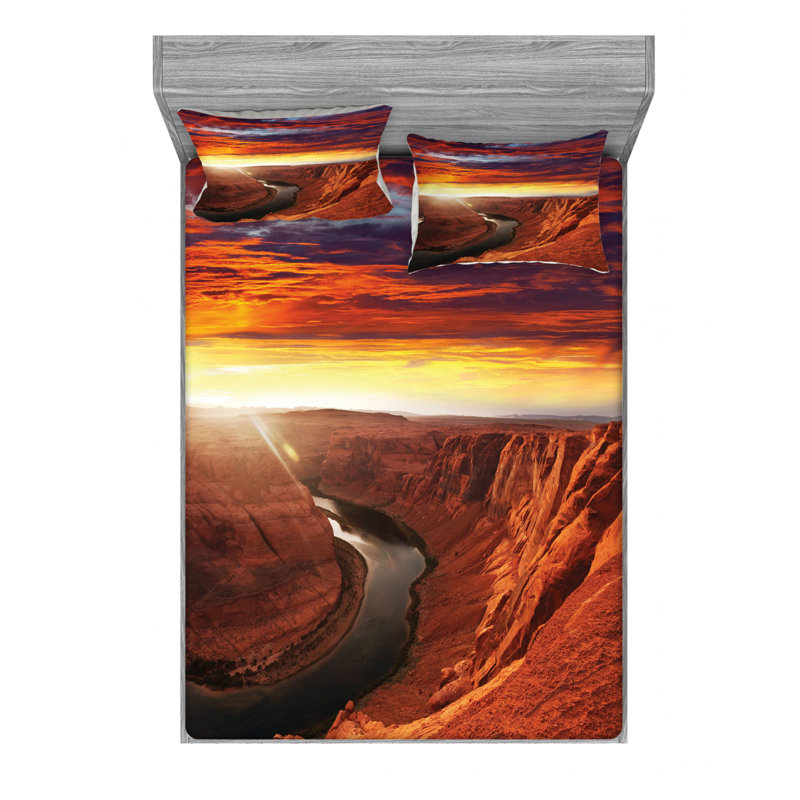Microfiber Sheet Set, Full Sheet Set with Fitted Sheet