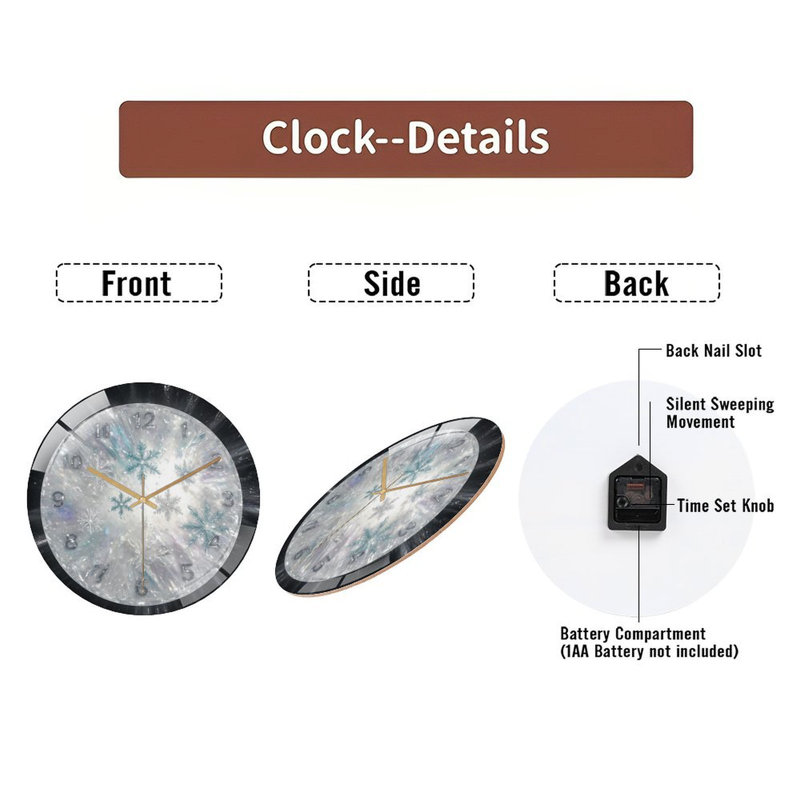 Horloge murale 12 po