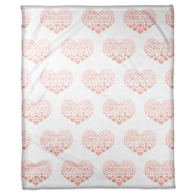 Jeté polaire Tiny Hearts Heart