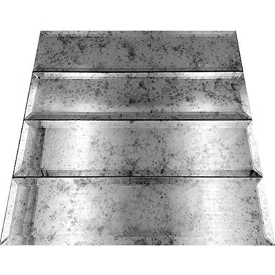 3" x 12" Beveled Glass Subway Wall Tile