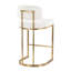 Ensemble de tabourets de bar contemporains à hauteur fixe avec style glam-1627445742