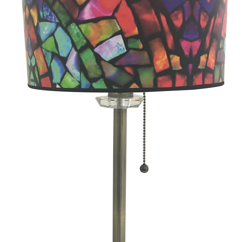 Alexsia Table Lamp, Brushed Nickel