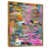 Toile avec cadre flottant or