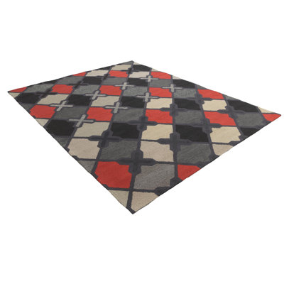Tapis noir Otto