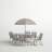 Coddington 6 - Person Patio Dining Set with Rectangular Table