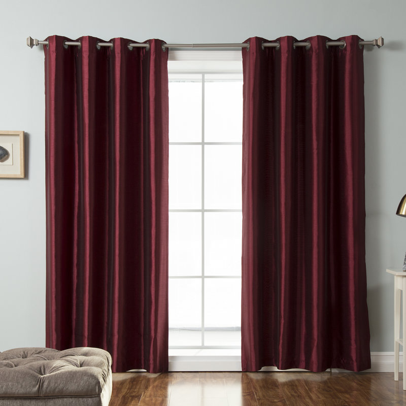 Cambree Blackout Curtain Pair, Burgundy