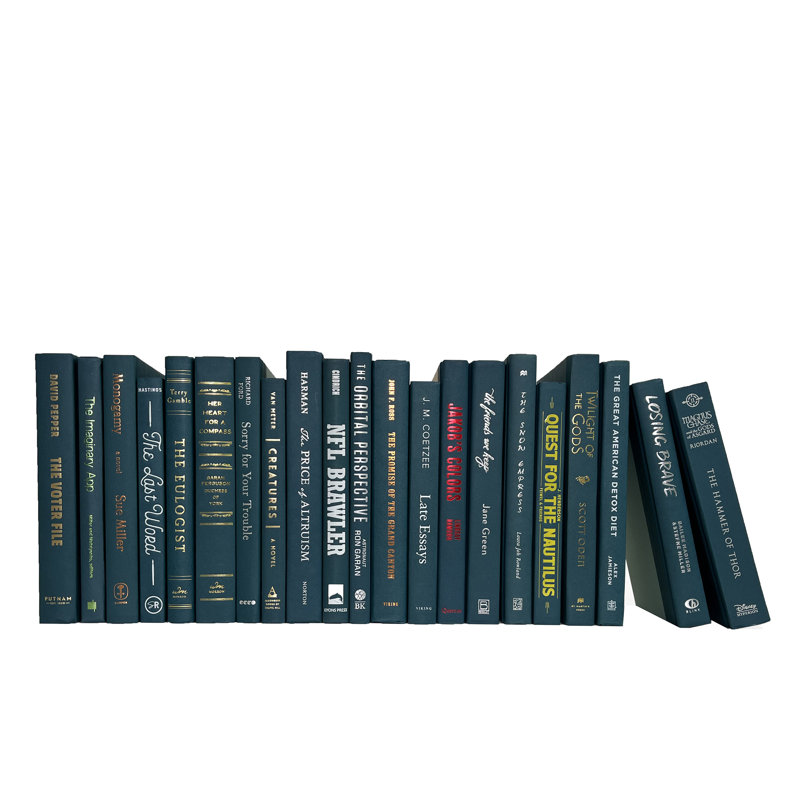 Livres décoratifs - Livres épinette bleue - Livres au pied