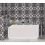 Bliss Black Gothic 8-in. Encaustic Spanish/Moroccan Patterned Matte Porcelain Wall and Floor Tile