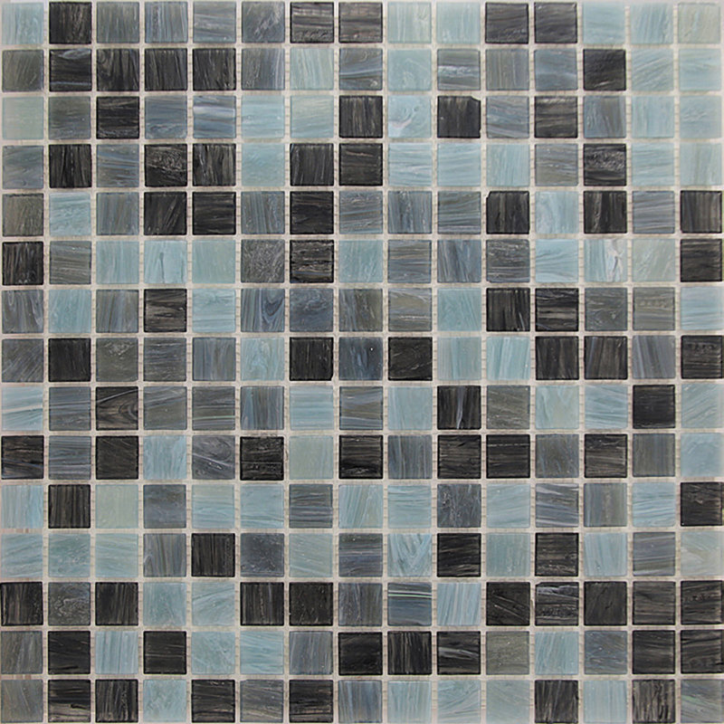 Mingles 0.8" x 0.8" Glass Grid Mosaic Wall & Floor Tile