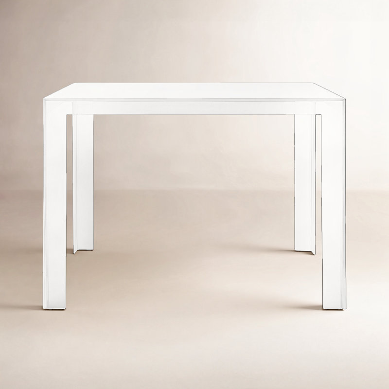 Invisible Coffee Table, 12.4" H x 39.37" L x 39.37" W, Green Algae