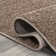 Antto Solid Low-Pile Brown Rug