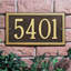 Double Line 1-Line Wall Address Plaque-110827154-110827158