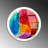 Decorative Tempered Glass Painting, Shatter-Resistant, 11.8 in Diameter | 100% Tempered Glass, 0.16 in Thick | High-Resolution UV Print on Back Surface, Easy to Clean, Vibrant Colors, Includes Attached Hanger