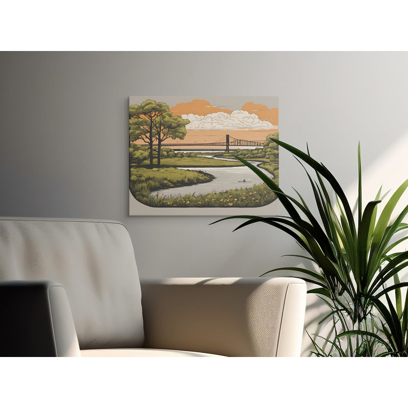 Nunnally Wrapped Canvas Print Set, 36x24