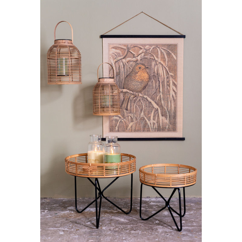 Warnick Glass Top End Table