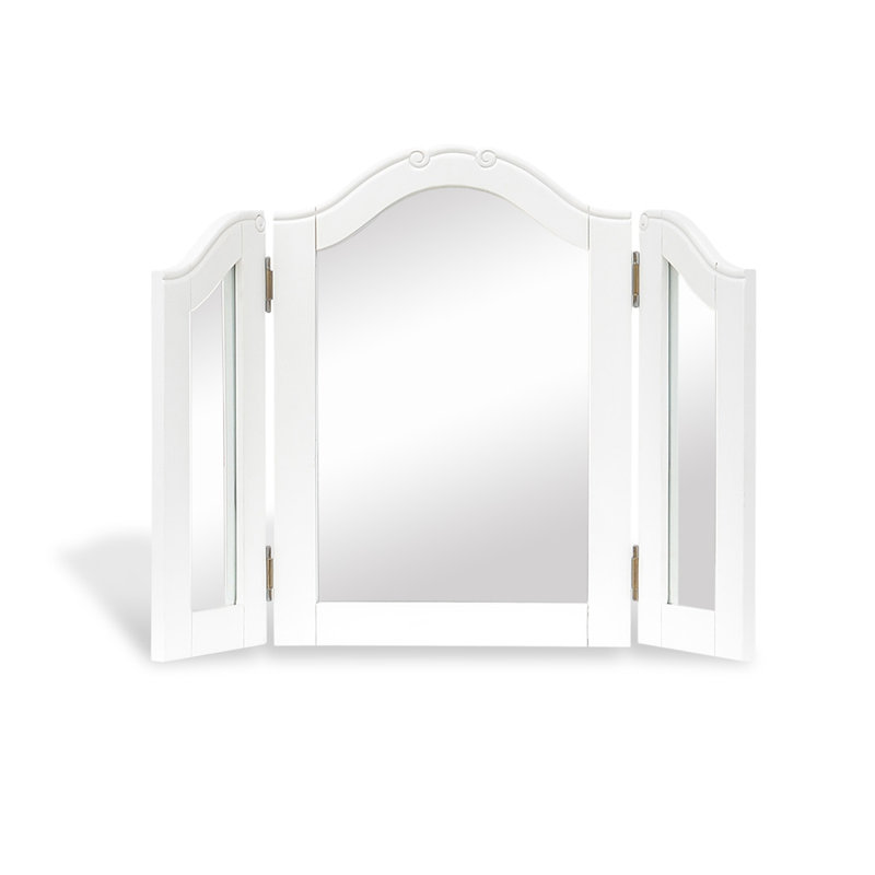 Lemaire Flat Wall Mirror, Antique White