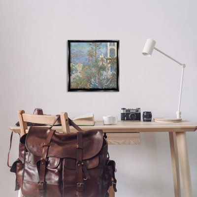 Art mural classique sur toile flottante, "Classic Villa at Bordviera" par one1000paintings
