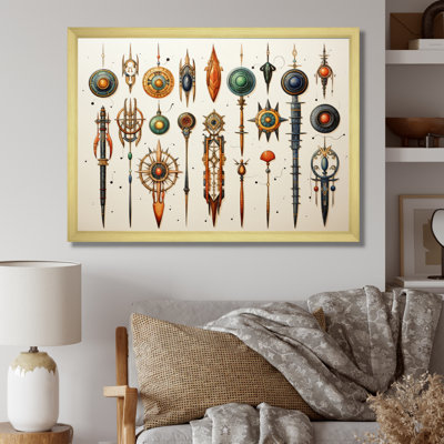 «African Sacred Symbols II» sur toile